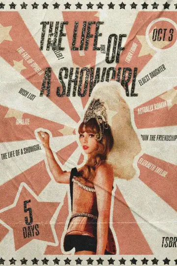 Poster to the movie "Taylor Swift | The Official Release Party of a Showgirl" #1209314